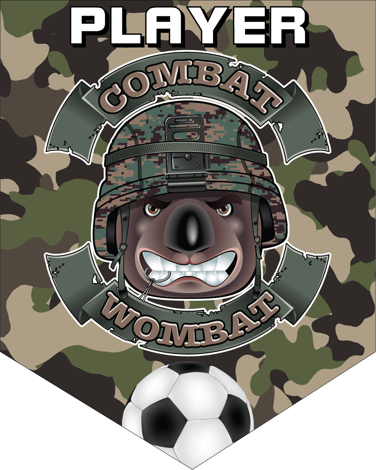 Soccer Sports Pennant 16" X 20"