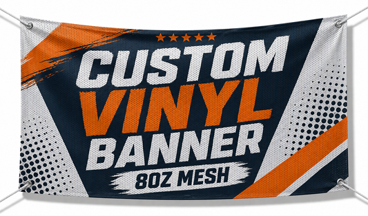 8oz Mesh Banner