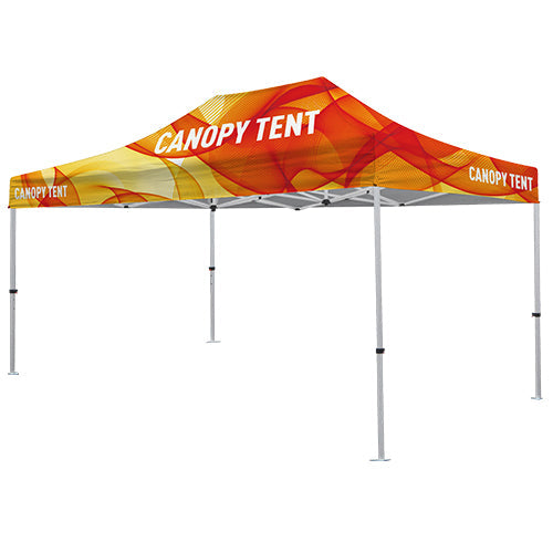 Premium Aluminum ( Silver) 15' Tent Kit (Full-Bleed Dye Sublimation)